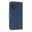 OPPO A38/A18 Dark Blue Leather Phone Case with Hand Strap - 3