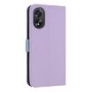 OPPO A38/A18 4G Global Leather Phone Case with Hand Strap - Purple - 3