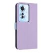 OPPO Reno11 F/F21 Pro India Purple Leather Phone Case with Hand Strap - 3