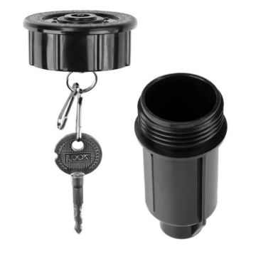 Black Garden Water Nozzle Key Storage Box Sprinkler Key Hider - 1