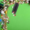 Hexagonal Black Portable Screw Medicine Storage Tank Pill Box - 8