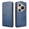Huawei Pura 80 Ultra 5G Blue Magnetic Flip Leather Phone Case with Buckle - 2