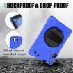 Samsung Tab A 8.0 (2019) T290/T295 Shockproof Case with Holder - Blue - 6