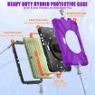 Shockproof Case for Samsung Galaxy Tab Active Pro/Active4/Active5 - Purple - 3