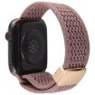 Magnetic Buckle Nylon Watch Band for Apple Watch 46/49/45/44mm Dark Purple - 2