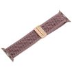 Magnetic Buckle Nylon Watch Band for Apple Watch 46/49/45/44mm Dark Purple - 4