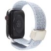 Apple Watch Band 42/41/40/38mm Magnetic Buckle Nylon - Pearl Grey - 2
