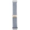 Magnetic Buckle Knitted Nylon Watch Band 18mm - Pearl Grey - 2