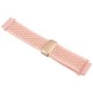 Dark Pink Sand 18mm Magnetic Buckle Knitted Nylon Watch Band - 3