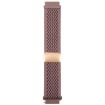 Magnetic Buckle Knitted Nylon Watch Band 18mm - Dark Purple - 2