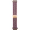 Magnetic Buckle Knitted Nylon Watch Band 20mm - Smoky Purple - 2