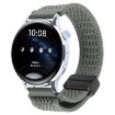 Olive Green 20mm Magnetic Buckle Knitted Nylon Watch Band - 1