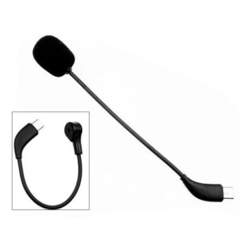 E-sports Gaming Headset Microphone, Type-C Elbow, Black - 1