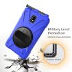 Samsung Galaxy Tab Active 2 8.0 Shockproof Case with Holder & Strap (Blue) - 6