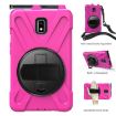Shockproof Silicone + PC Case for Samsung Galaxy Tab Active 2 8.0 (Rose Red) - 7