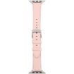 Silk Microfiber Leather Watch Band for Apple Watch 42/41/40/38mm - Pink - 3