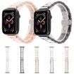 Apple Watch Band 42/41/40/38mm Three Beads Ceramic Steel White 18mm - 4
