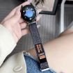 Universal Nylon Loop Fastener Denim Watch Band 20mm (Dark Grey) - 2
