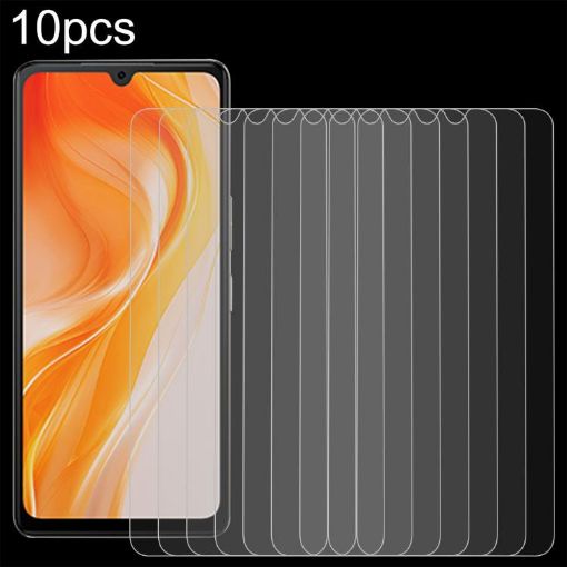 Cubot P90 10pcs 0.3mm Aluminum Tempered Glass Film Screen Protector - 1