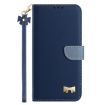 Realme C65 4G Global Dark Blue Leather Phone Case with Hand Strap - 2