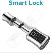 Smart Lock Cylinder 35+35mm - Fingerprint & Password for Office/Home - 2