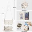 Samsung Galaxy S25 Ultra 5G Wallet Leather Phone Case with Lanyard White - 7