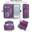 Samsung Galaxy S25+ 5G Wallet Leather Phone Case with Lanyard, Purple - 4