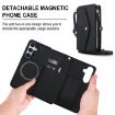 Samsung Galaxy S25 5G Wallet Detachable Leather Phone Case with Lanyard - 2