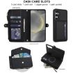 Samsung Galaxy S24+ 5G Wallet Leather Phone Case with Lanyard (Black) - 4