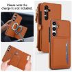 Samsung Galaxy S24+ 5G Wallet Case, Detachable Leather with Lanyard, Brown - 3