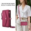 Samsung Galaxy S22 Ultra 5G Red Leather Wallet Case with Lanyard - 6