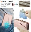 Samsung Galaxy S22+ 5G Wallet Case, Detachable Leather, Rose Gold - 5