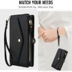 Samsung Galaxy S21 Ultra 5G Wallet Leather Phone Case with Lanyard - 8