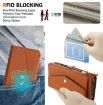 Samsung Galaxy S21 Ultra 5G Wallet Leather Phone Case with Lanyard Brown - 5