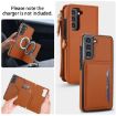 Samsung Galaxy S21 FE 5G Wallet Leather Phone Case with Lanyard Brown - 3