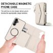 Samsung Galaxy A16 5G Wallet Detachable Leather Case with Lanyard White - 2