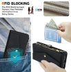 Samsung Galaxy A33 5G Wallet Detachable Leather Case with Lanyard (Black) - 5