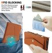Samsung Galaxy A33 5G Wallet Detachable Leather Case with Lanyard Brown - 5