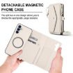 Samsung Galaxy A36 5G Wallet Detachable Leather Case with Lanyard White - 2