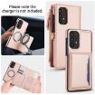 Samsung Galaxy A52 5G Wallet Case, Detachable Leather, Lanyard, Rose Gold - 3