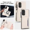 Samsung Galaxy A72 5G Wallet Detachable Leather Case with Lanyard White - 3
