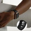 Apple Watch 40mm/41mm Orange Wave Texture Silicone Band + TPU Case - 4