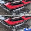 Gold Foil Carbon Fiber Taillight Stickers for Corvette C8 2020+, 2pcs Set - 5