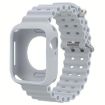 Apple Watch Series 10 42mm Grey Ocean Silicone Band & Case - 1
