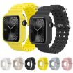 Apple Watch 44mm/45mm Yellow Ocean Silicone Band & Case - 2