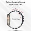 Apple Watch Series 10 42mm White Silicone Band with PC Case - 3