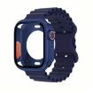 Apple Watch 40mm/41mm Ocean Silicone Band & Case - Dark Blue - 1