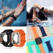 Apple Watch 40mm/41mm Ocean Silicone Band with PC Case - White - 5