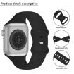 Apple Watch Series 10 42mm Rose Red Silicone Band with PC Case - 3