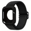 Apple Watch 40mm/41mm Nylon Band with Silicone Case - Black - 1